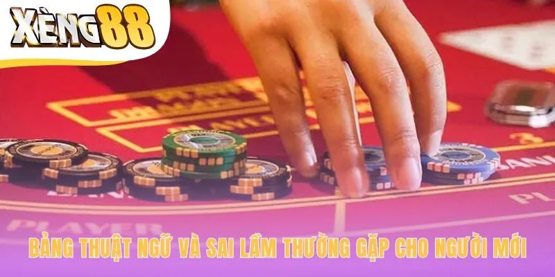 Nắm thuật ngữ và tránh các sai lầm cơ bản khi đặt cược