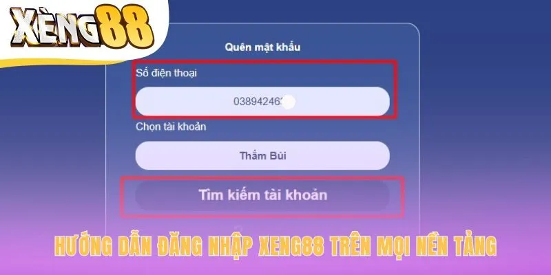 Đăng nhập Xeng88 thuận tiện trên máy tính lẫn di động
