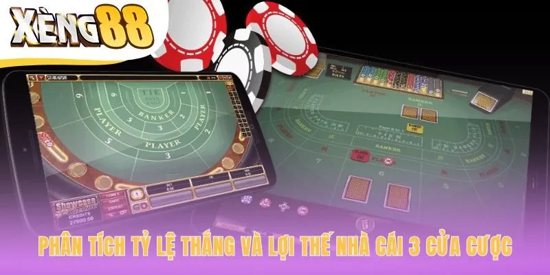 Mẹo chơi baccarat ưu tiên cửa Banker với lợi thế nhà cái 1.06%